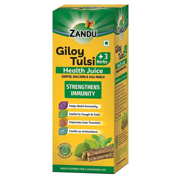 Zandu Giloy Tulsi Juice (1Ltr)