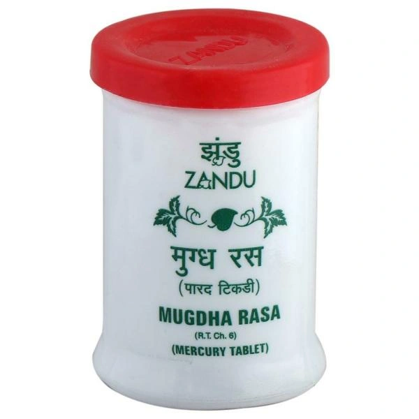 Zandu - Mugdha Rasa | Parad Tablet | Parad Tikdi | Parad Goli | For Grains & other Food items Preservation from Pests | Big Size, 35 Tablets