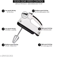 NextWise - Hand Mixer Blender for Cake, Egg Beater Machine Cream Electric Hand Blender for Cake Mixing Whipping Machine Hand Beater | Electric Egg Beater