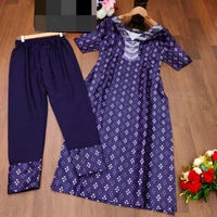 99 Fashion Bazaar Kurti Set in Beautiful Prints - Lucky Point, L