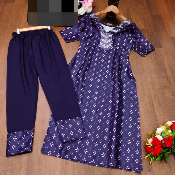 99 Fashion Bazaar Kurti Set in Beautiful Prints - Lucky Point, L