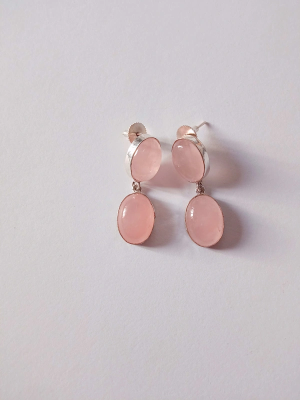 Rose Quartz Earring
