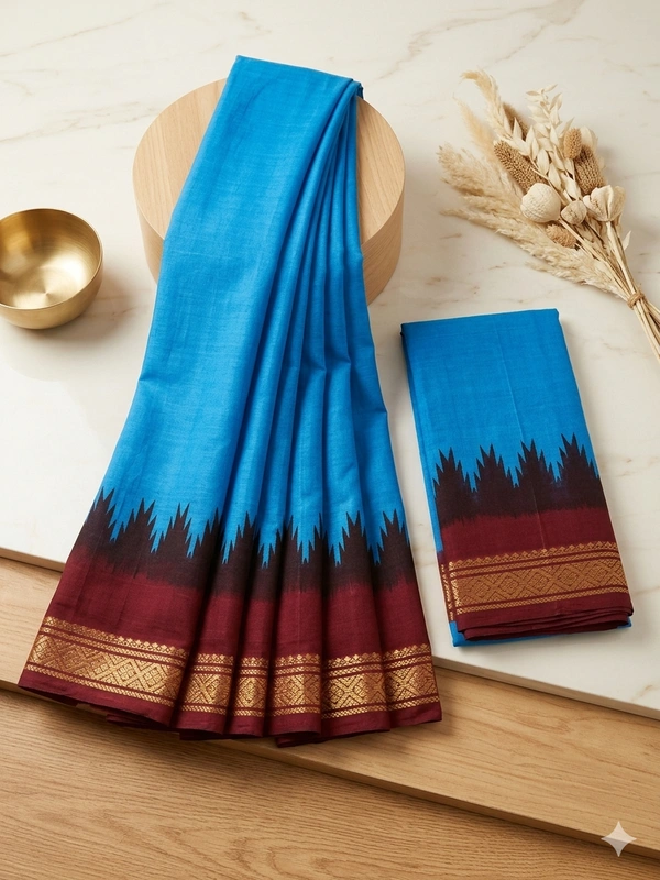 Kanchi Cotton Printed Saree