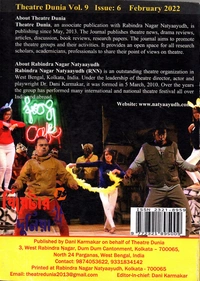 Theatre Dunia - Vol. 9 - Issue - 6, February, 2021