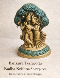 Bankura Terracotta Radha Krishna Showpiece