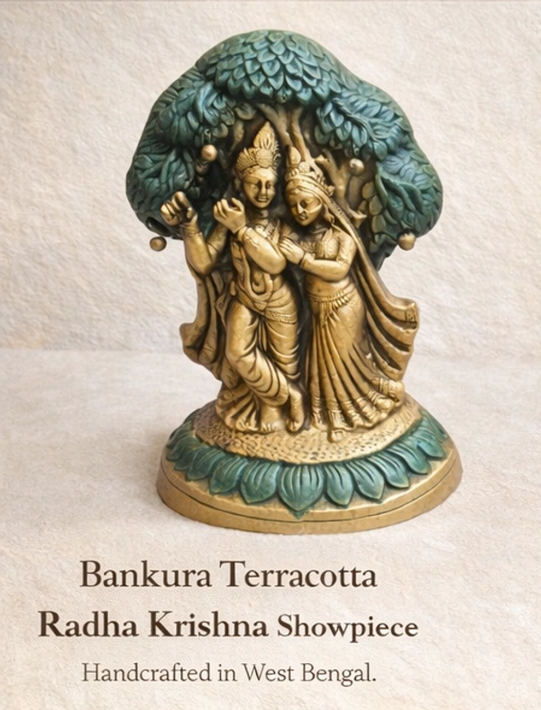 Bankura Terracotta Radha Krishna Showpiece