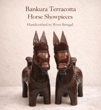 Bankura Terracotta Horse Showpieces