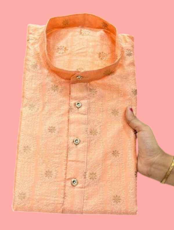 Star Gold Colour Kurta For Men - 42