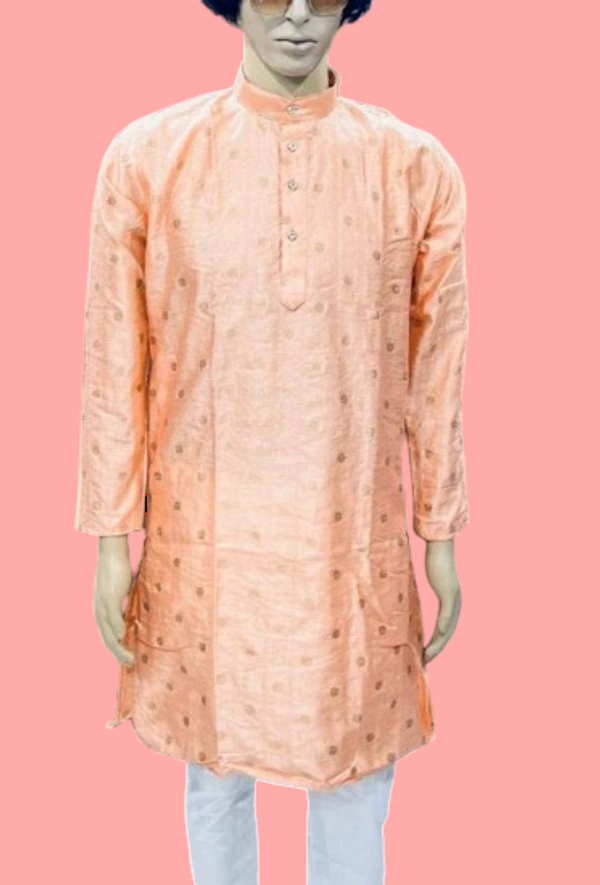 Star Gold Colour Kurta For Men - 40