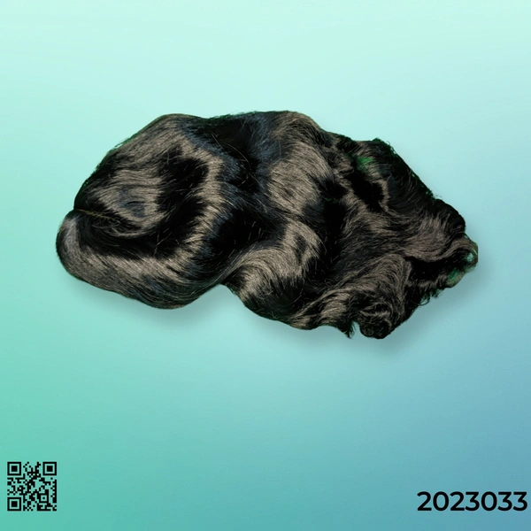 Full Head Wig for Women Straight Bob Short Length With Hair Middle Part (Black)