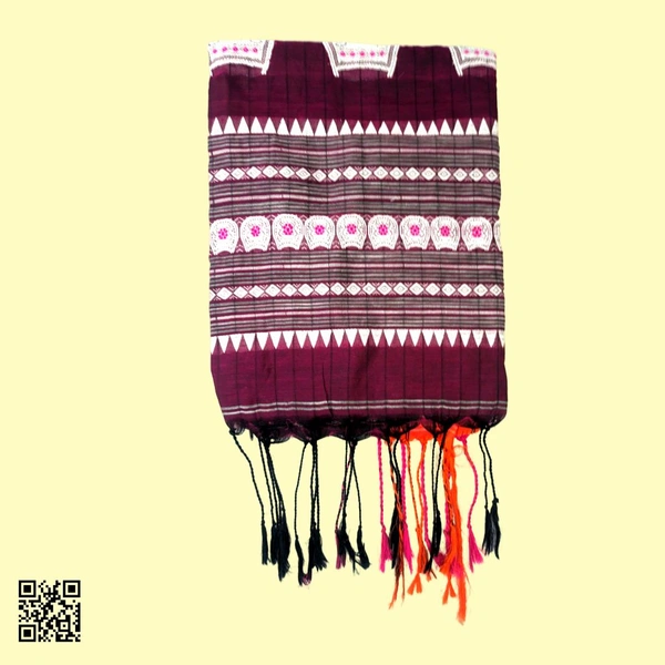 Assam Khadi Jamdani Saree - White