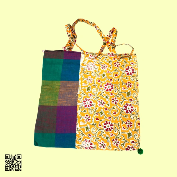 Printed Cotton Hand Bag