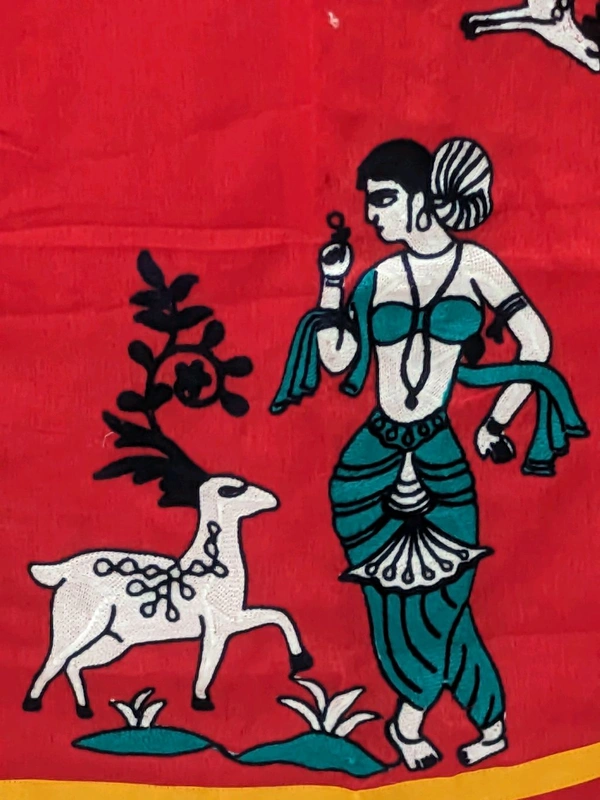 Shakuntala design hand woven saree