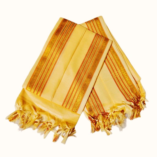 Special Quality Off-White Uttorio With Golden Border