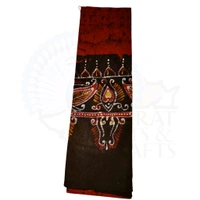 Red & Black Batik Printed Pure Cotton Uttorio