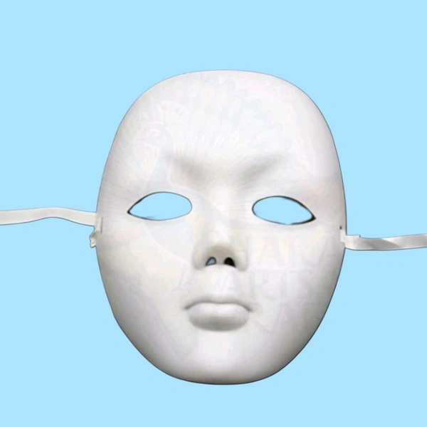 White Face Mask ideal for mime performances, party attire, festivals, competitions, and dance events