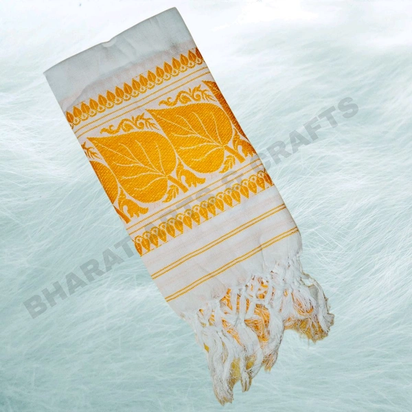 Assamese Betel leaves Design Poly cotton Bihu Gamcha/Uttorio