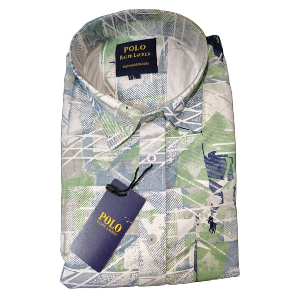 Multicolered Regular Fit Printed Shirt - M