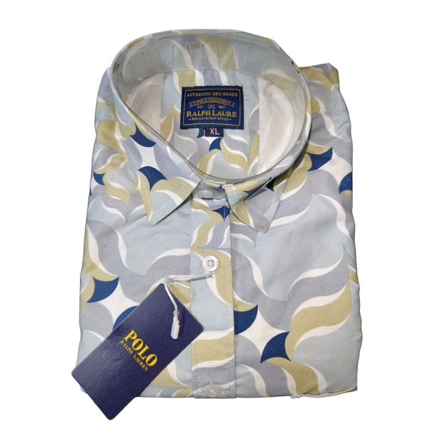 Multicolered Regular Fit Printed Shirt - XL