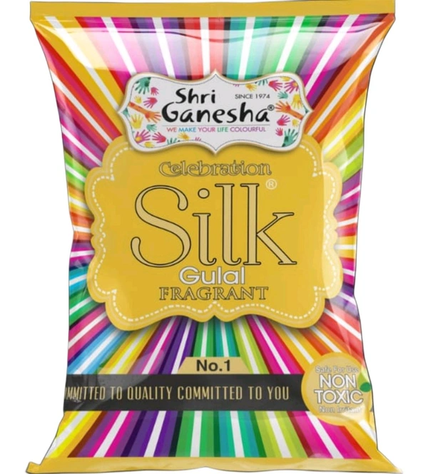 Shri Ganesha Silk Gulal/Harbal Colour (Yellow)