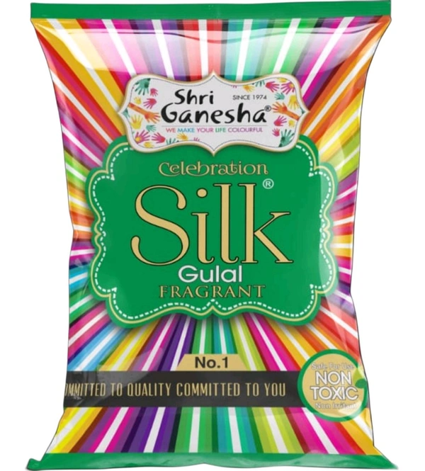 Shri Ganesha Silk Gulal/Harbal Colour (Green)