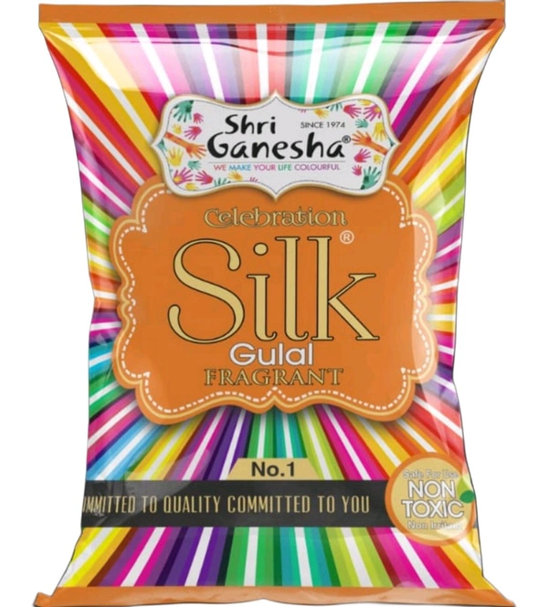 Shri Ganesha Silk Gulal/Harbal Colour (Orange)