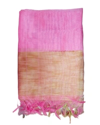 Tusaar Rajbansh Uttorio (Pink & Golden)