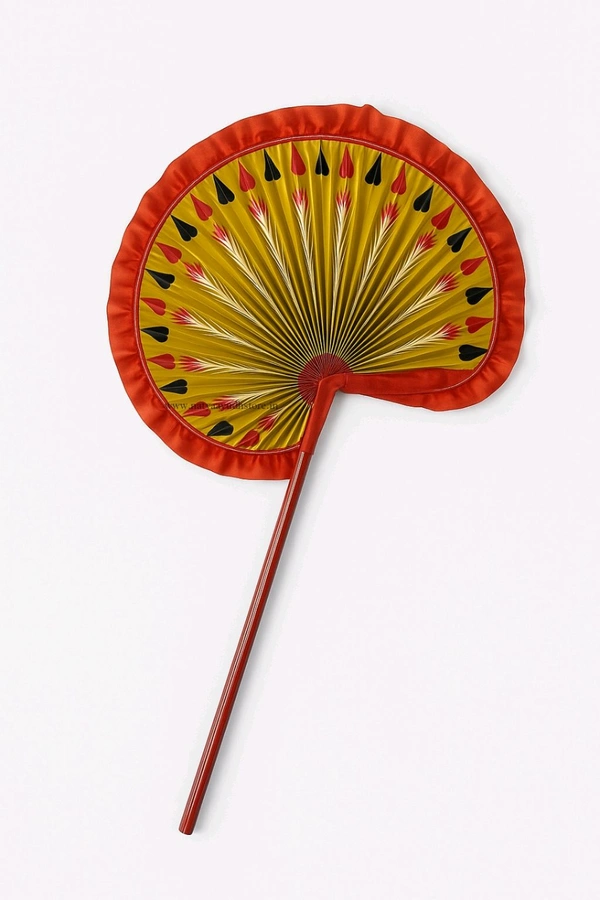 Talpatar Haat Pakha – Handmade Traditional Palm Leaf Fan (1 Piece)