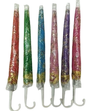 Exquisite Handmade Mini Lace Parasol Umbrella – Perfect for Janmashtami Decorations