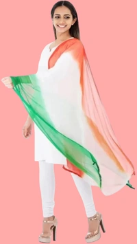 Chiffon Tiranga Dupatta