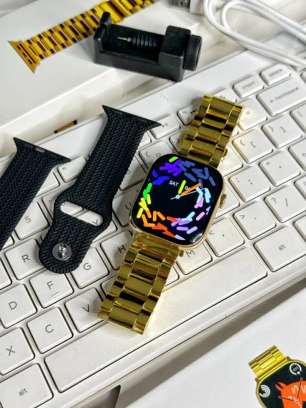 Apple Org. Logo Golden Watch {24k Gold PREMIUM}