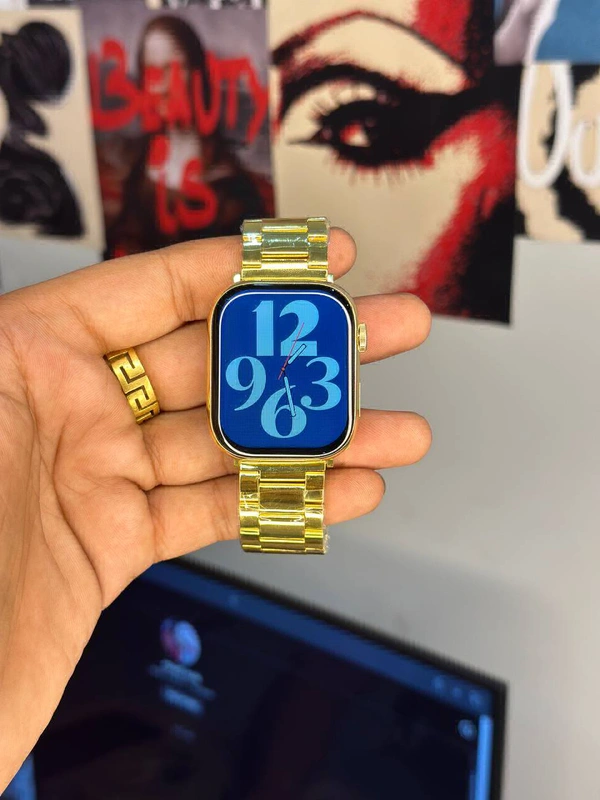 Apple Org. Logo Golden Watch {24k Gold PREMIUM}