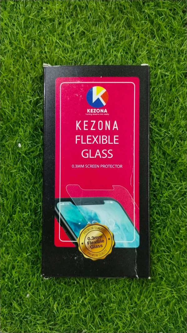 KEZONA 0.3 MM FLEXIBLE TEMPERED Glass ( With 10pc Box Packing )