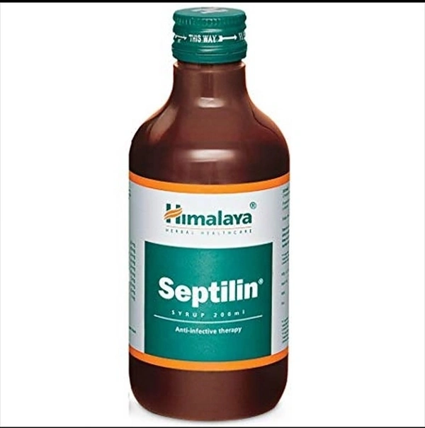 HIMALIYA Septilin Syrup is a herbal supplement designed to boost the immune system and support overall health - Black, AYURVED, 200 ML