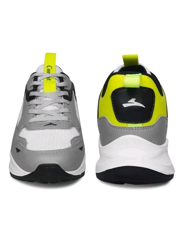 Combit-men Color Block Gray Lece Suport Shoe - 8, Black