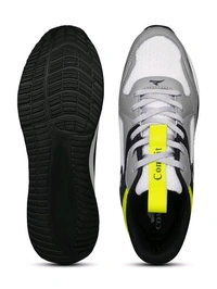 Combit-men Color Block Gray Lece Suport Shoe - 8, Black