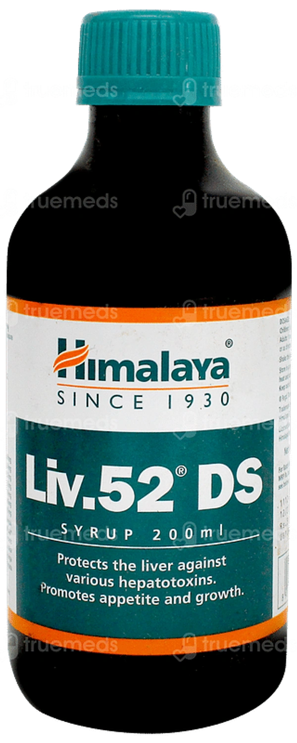 Himaliya Himalaya Liv.52 Syrup – Herbal Liver Support Formula - Black, Aayurved, 200 ml, box