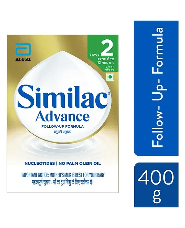 Similac SimSimilac Advance Follow - Up Infant Formula Stage 2, after 6 monthsilac Advance Follow Up Star After Months, 400g - 400g
