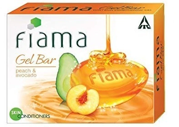 Fiama Peach& Avocado Bathing Gel Bar, 75g - 75g