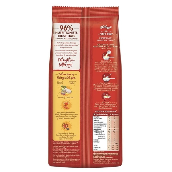 Kellogg's Oats Trusted By Nutritionists, 200g - 200g