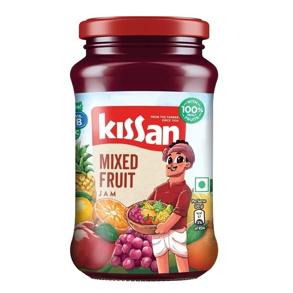 Kissan Mixed Fruit Jam, 500g - 500g