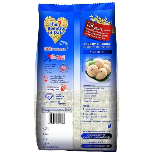 Quaker Oats, 1.5 kg - 1.5 kg