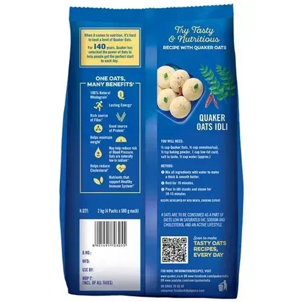 Quaker Oats Mega Value Pack, 2 kg - 2 Kg