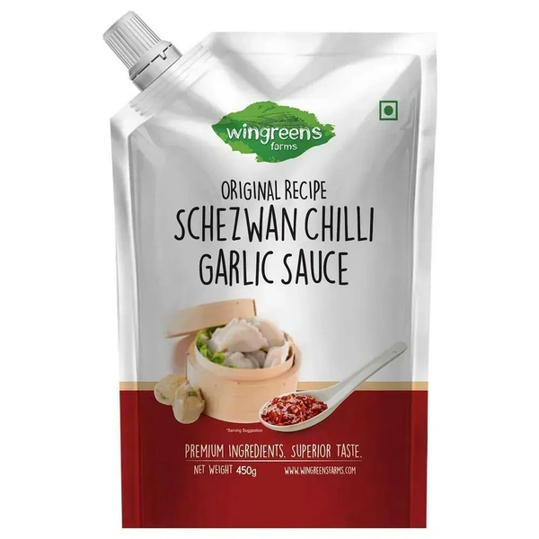Wingreens Schezwan Chilli Garlic Sauce, 450g - 450g