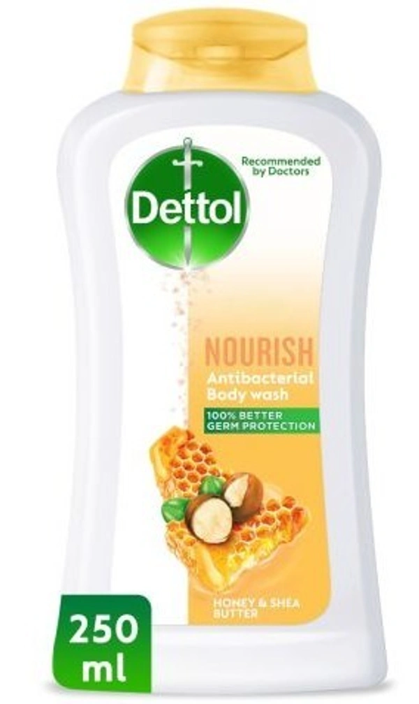 Dettol Body Wash Honey Shea Butter, 250ml - 250ml