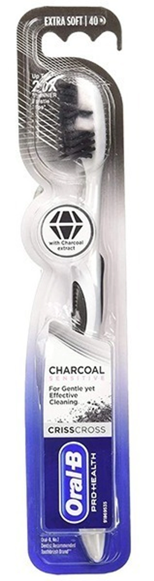 Oral-B Oral - B Toothbrush Crisscross Charcoal Sensitive Extra Soft, 1 pcs - 1 pcs