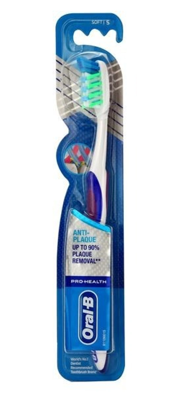 Oral-B Oral - B Pro - Health Anti - Plaque Soft Tooth Brush, 1 pcs - 1 pcs