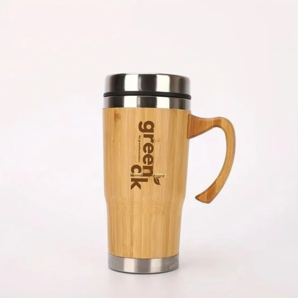 Greenloverstore Eco-friendly bamboo Tumbler With Handle