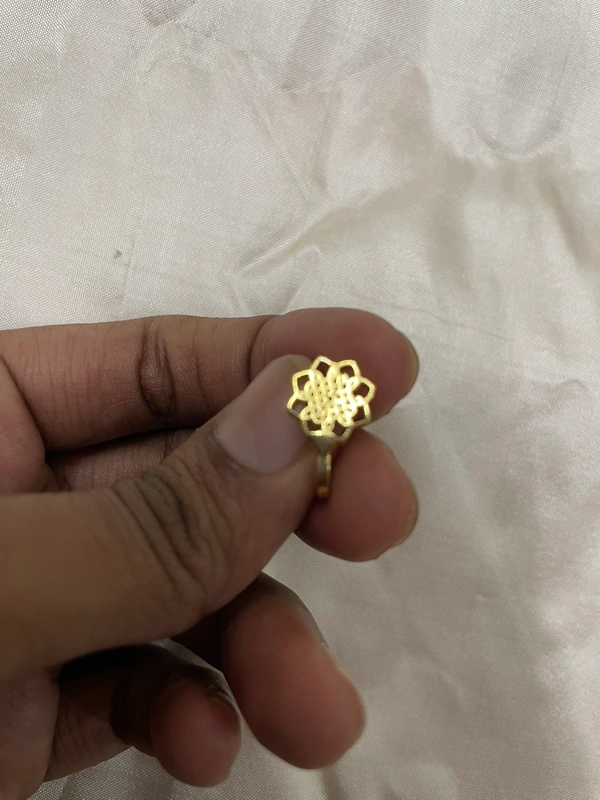 Poovu Nose Ring- Clip On Non Pierced 