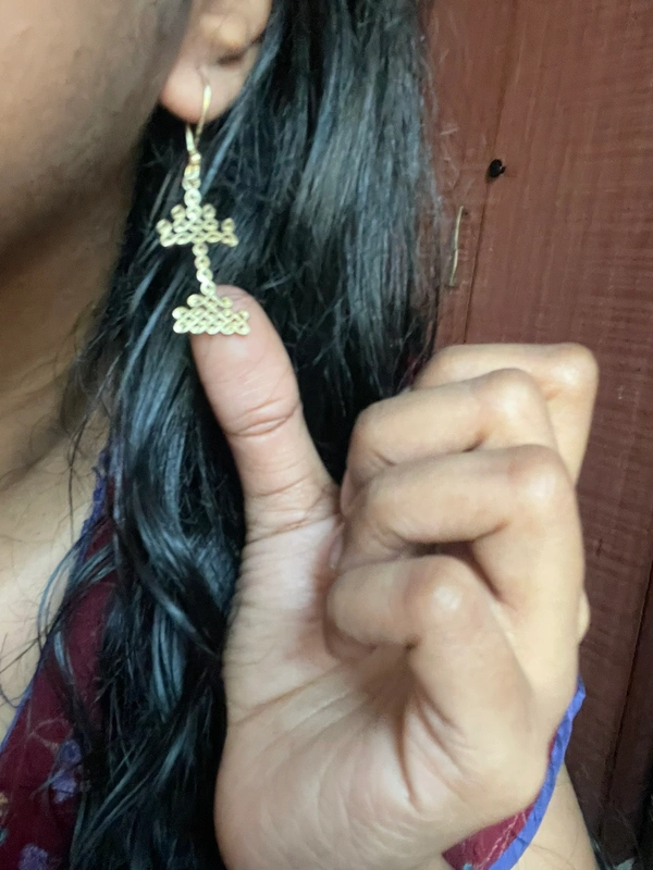 Deepam Hook Earrings 